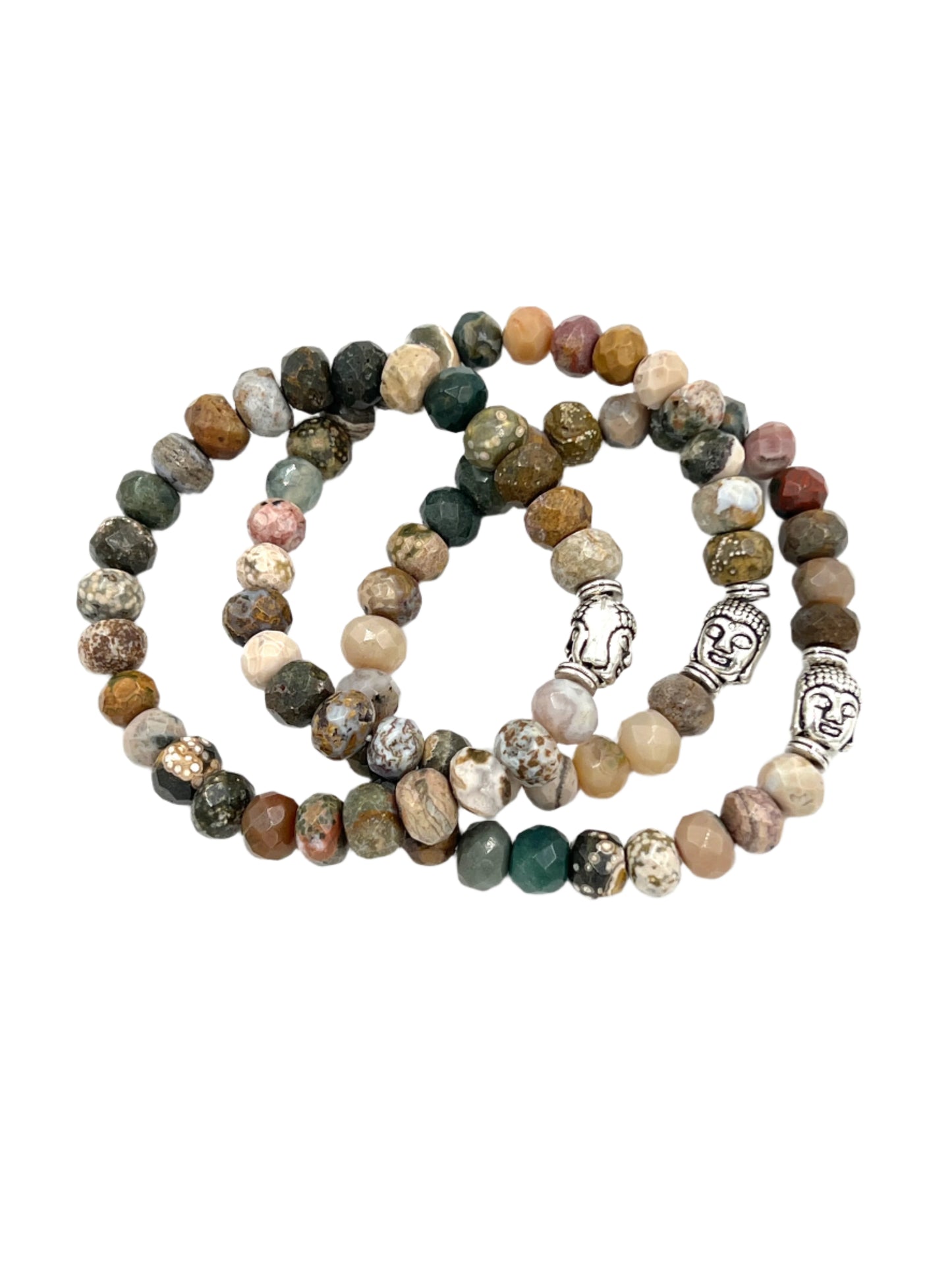 Ocean Jasper Beaded Bracelets