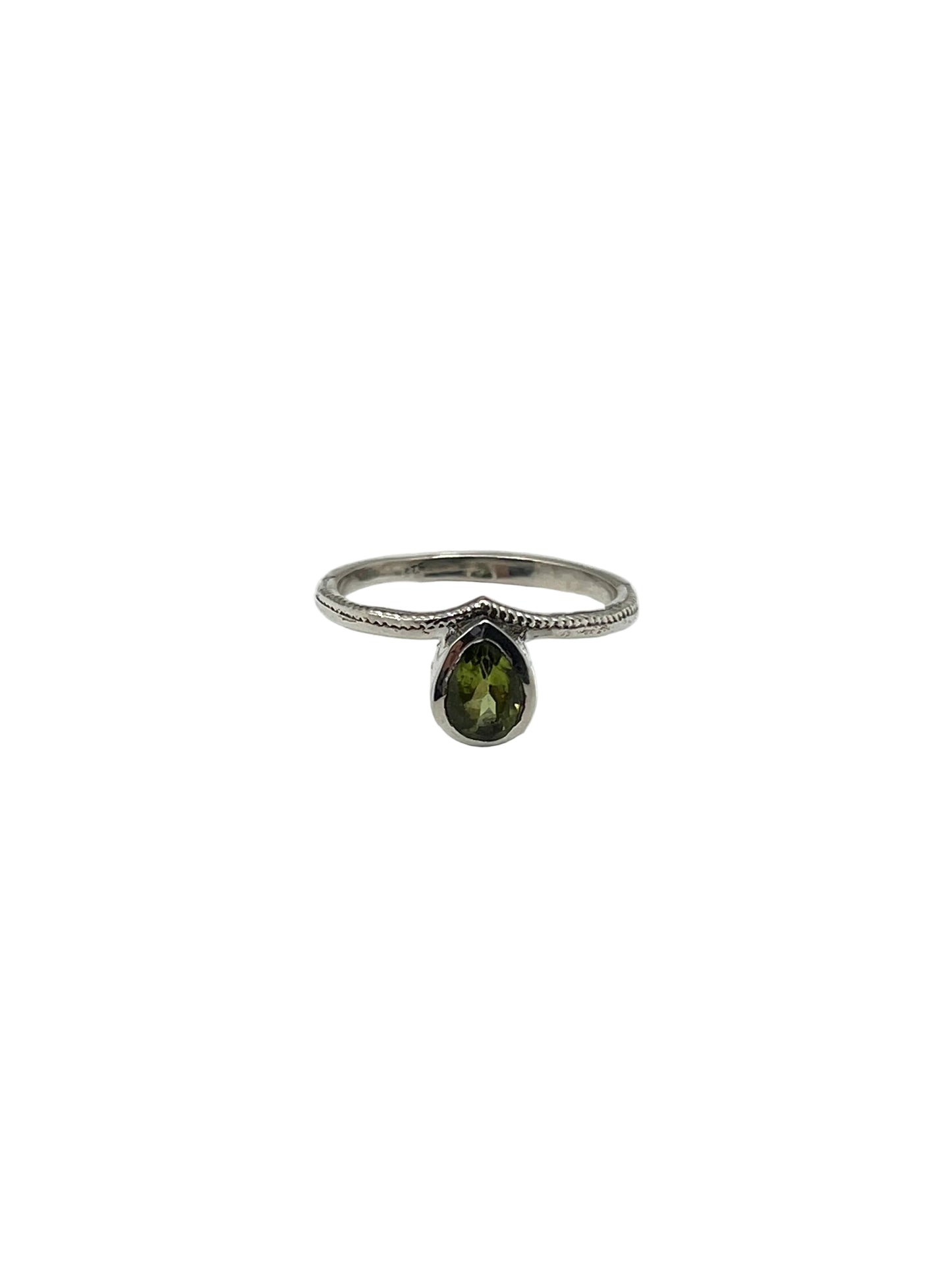 Teardrop Gemstone Rings