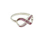 Sterling Silver Shell Infinity Rings