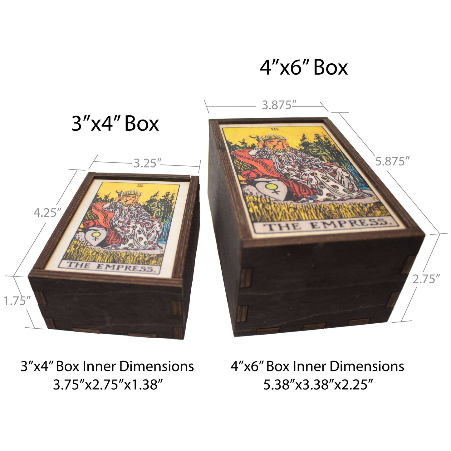 Tarot - 3 - The Empress Full Color Stash Box