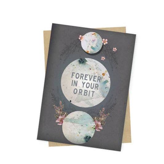 Mini Greeting Card, Orbit