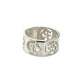 Sterling Silver Om Band Ring