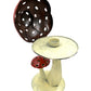Metal Mushroom Candle Holder