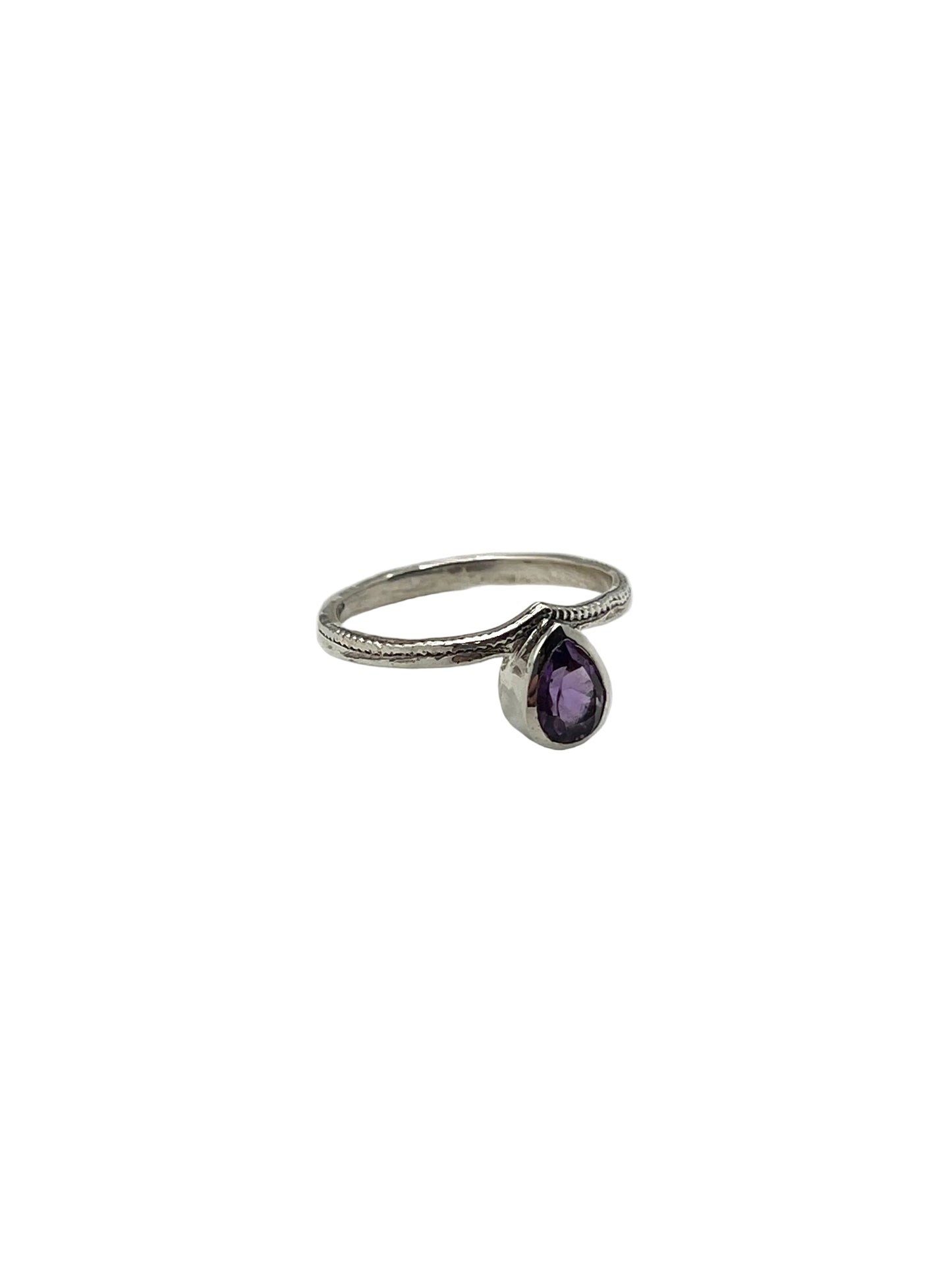 Teardrop Gemstone Rings
