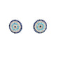 Pavé Evil Eye Stud Earrings