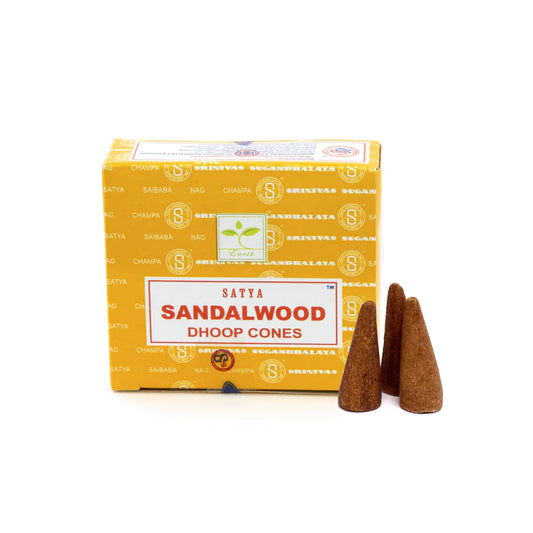 Satya Sandalwood Dhoop Cones