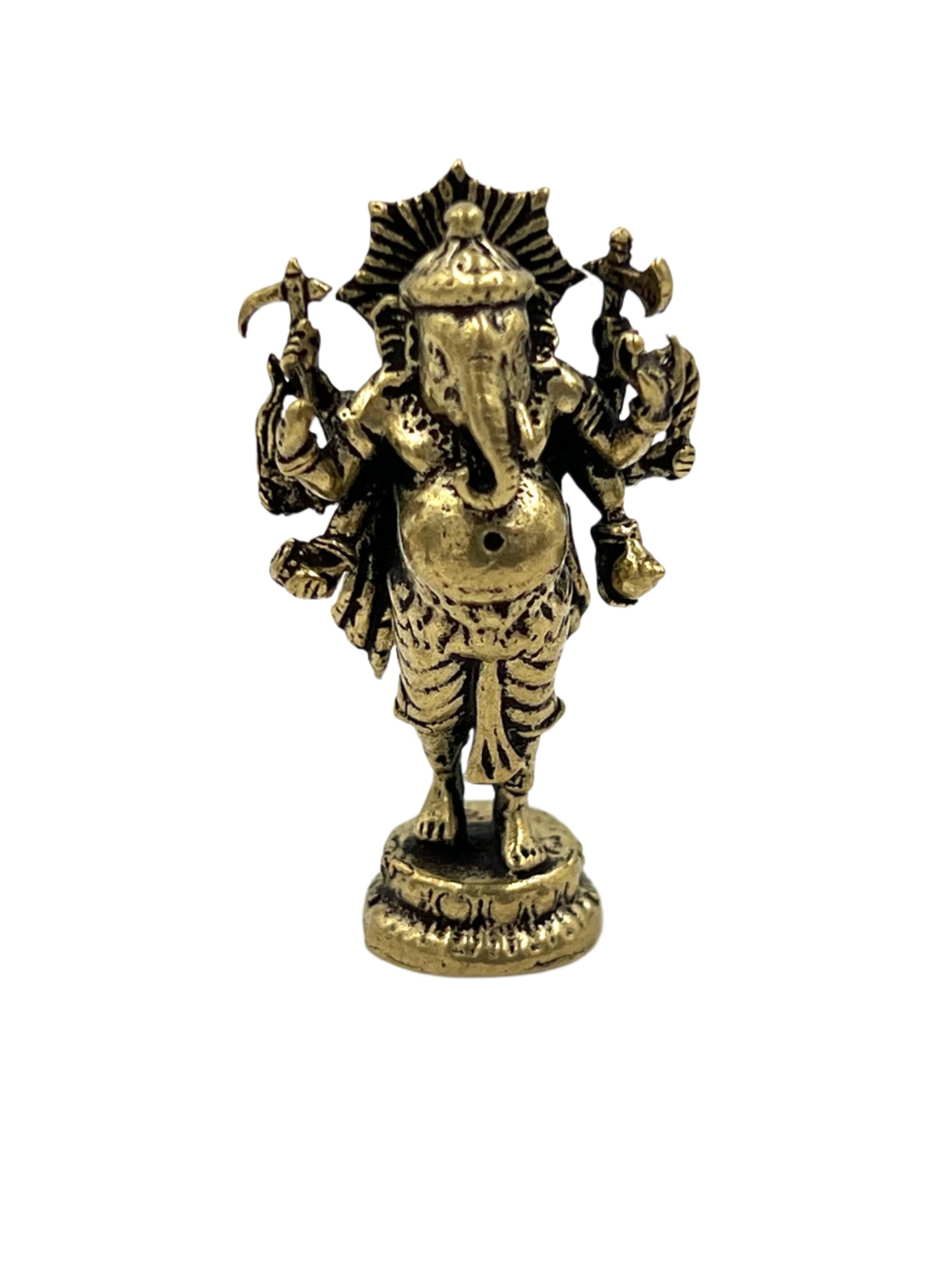 Mini Ganesh Brass Statues