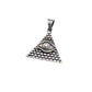 Silver Eye of Horus Pyramid Pendant