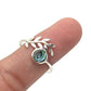 Sterling Silver Abalone Vine Ring