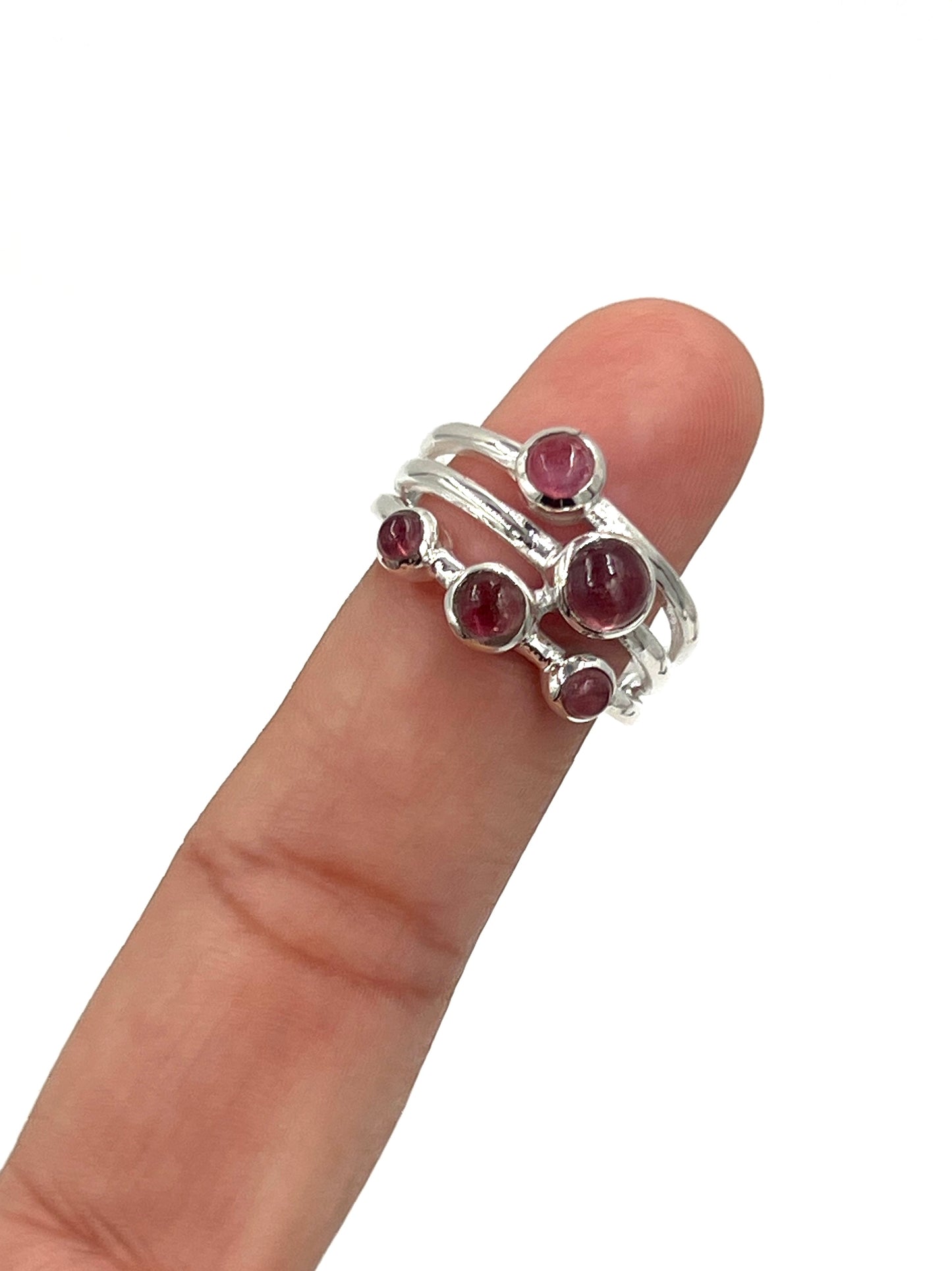 Pink Tourmaline Wrap Ring