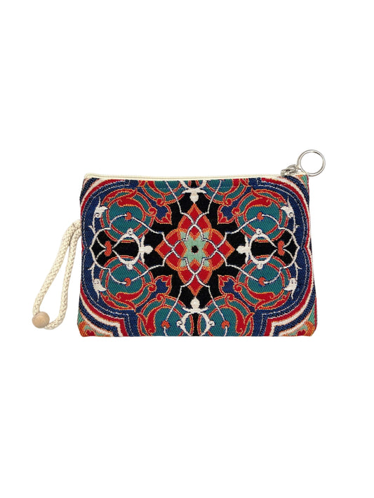 Geometric Turkish Gobelin Clutch