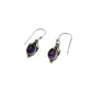 Leaf Gemstone Earrings