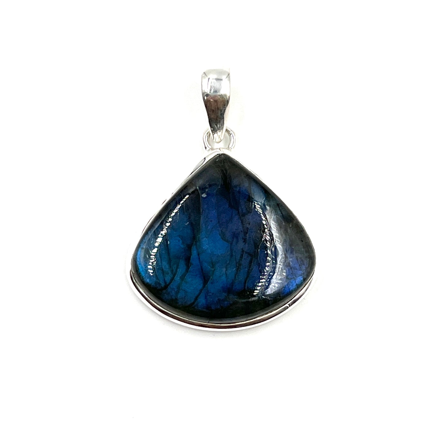 Sterling Silver Labradorite Teardrop Pendants