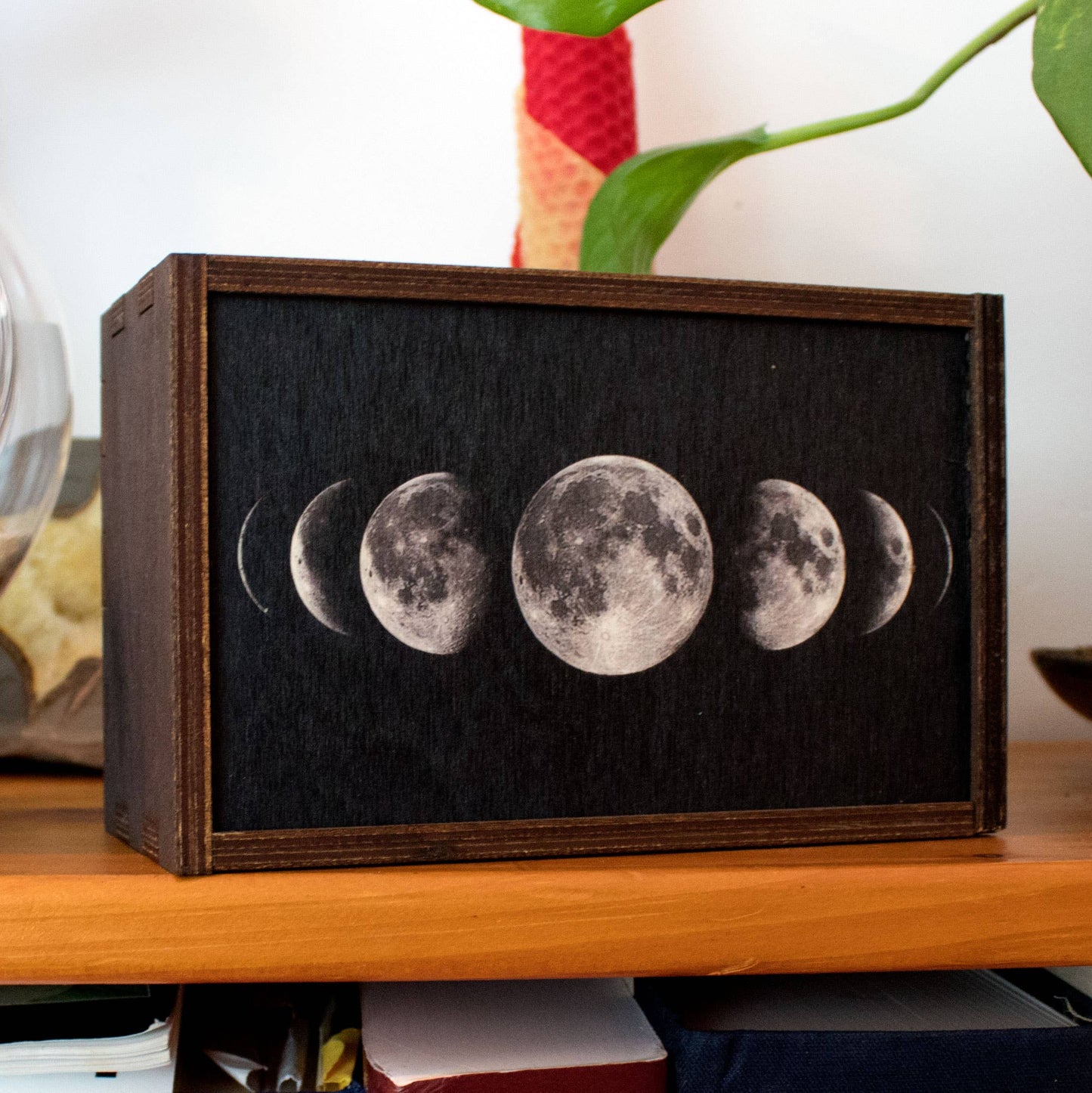 Moon Phases Full Color Tarot Card/Stash Box