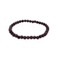 Faceted Ruby Stretchy Bracelets