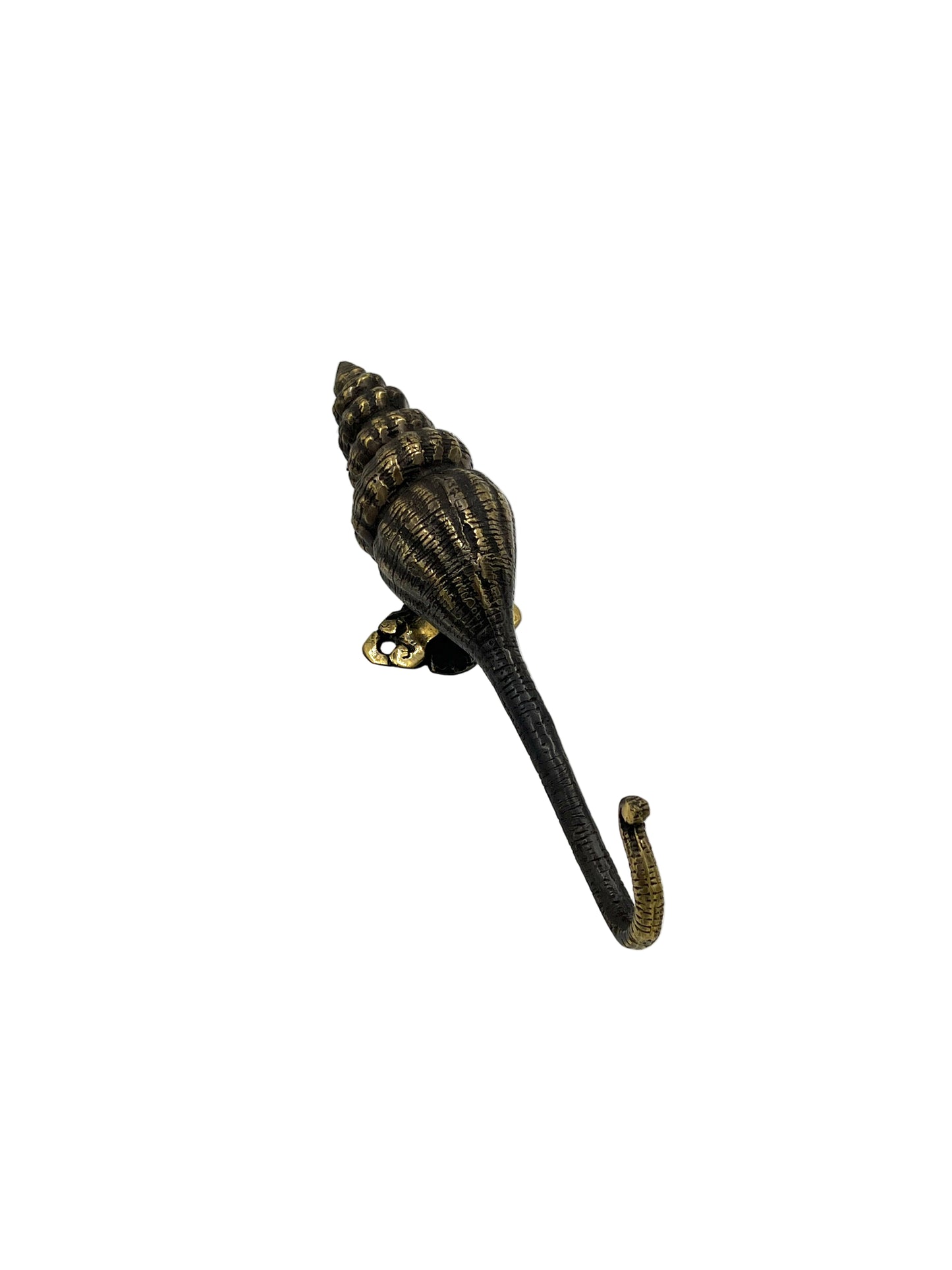 Bronze Spiral Shell Wall Hook