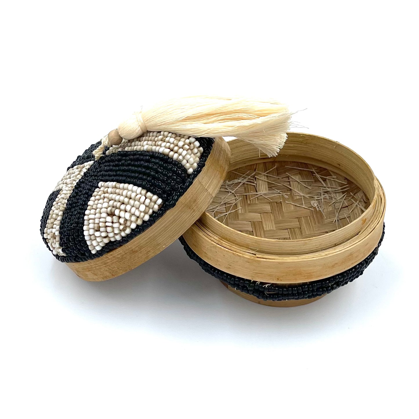 Bali Beaded Round Boxes
