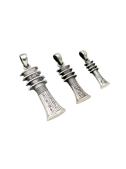 Silver Djed Pendants