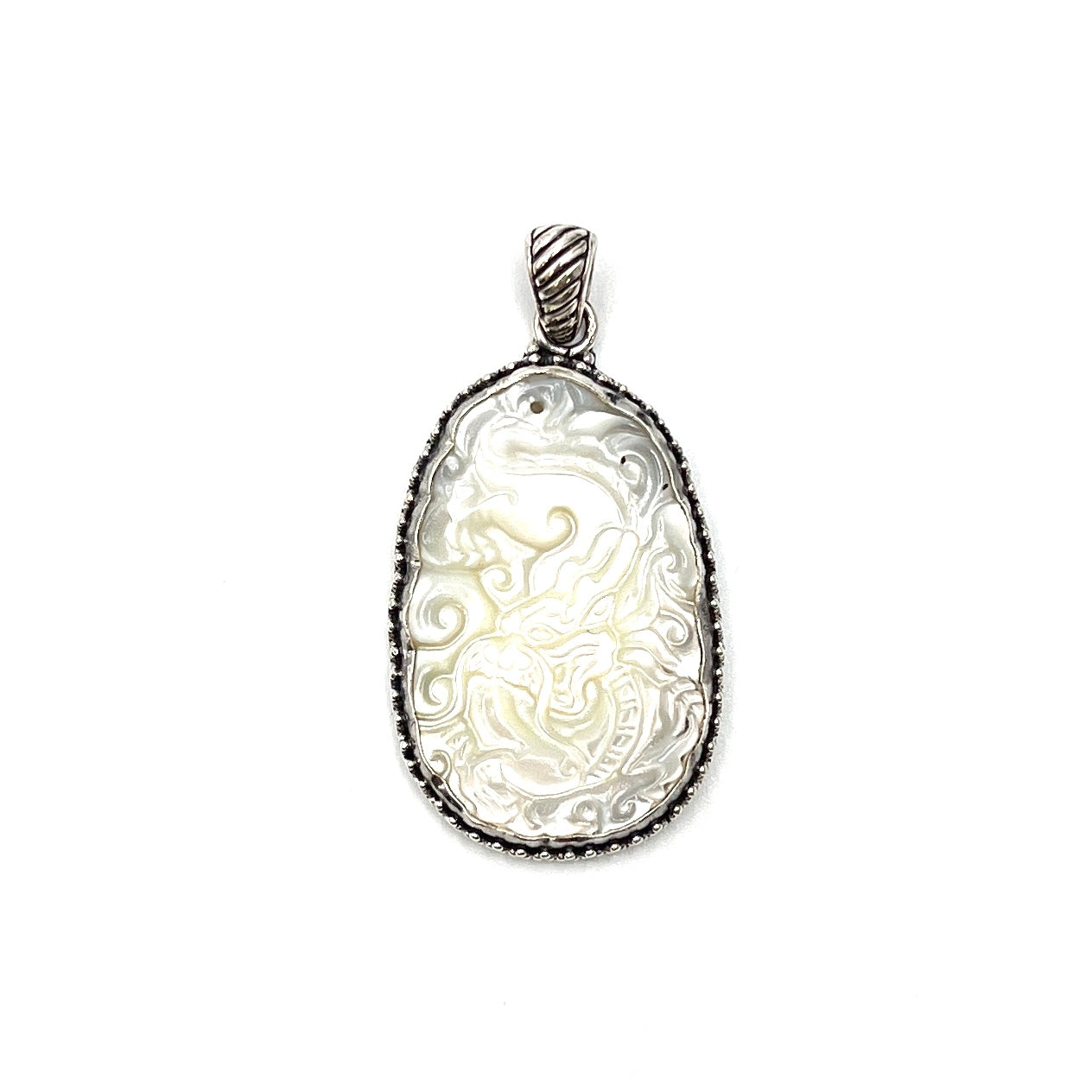 Mother of Pearl Dragon Pendants