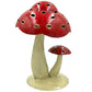 Metal Mushroom Candle Holder