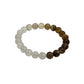 Smoky Quartz & Clear Quartz Stretchy Bracelets