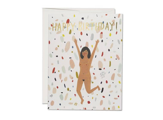 Birthday Suit Birthday Card