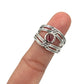Pink Tourmaline Bindi Ring