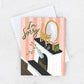 Sorry Cat Greeting Card