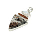 Silver Astrophyllite & Gemstone Pendants