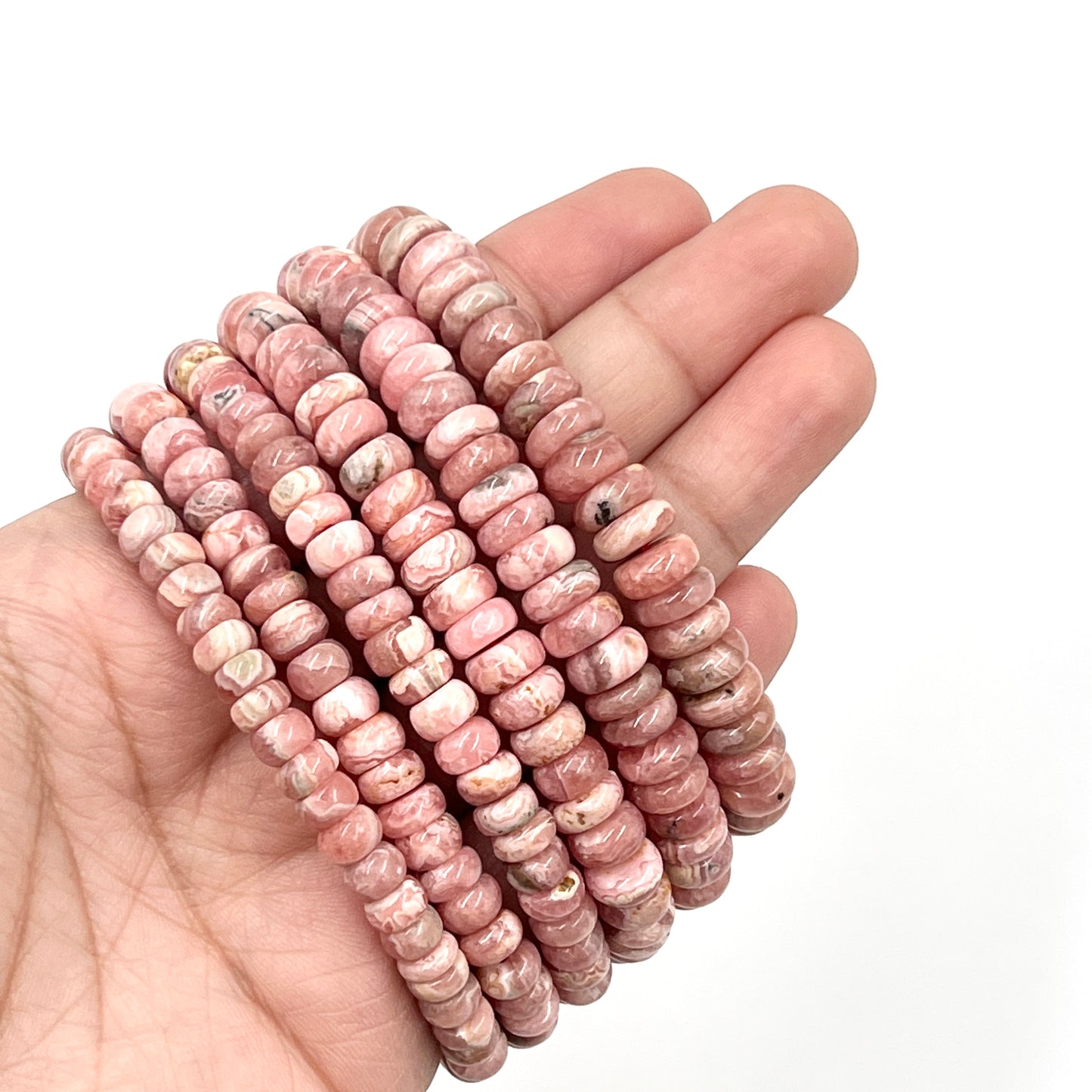 Rhodochrosite Stretchy Bracelets