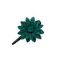 Large Leather Flower Hair Clips