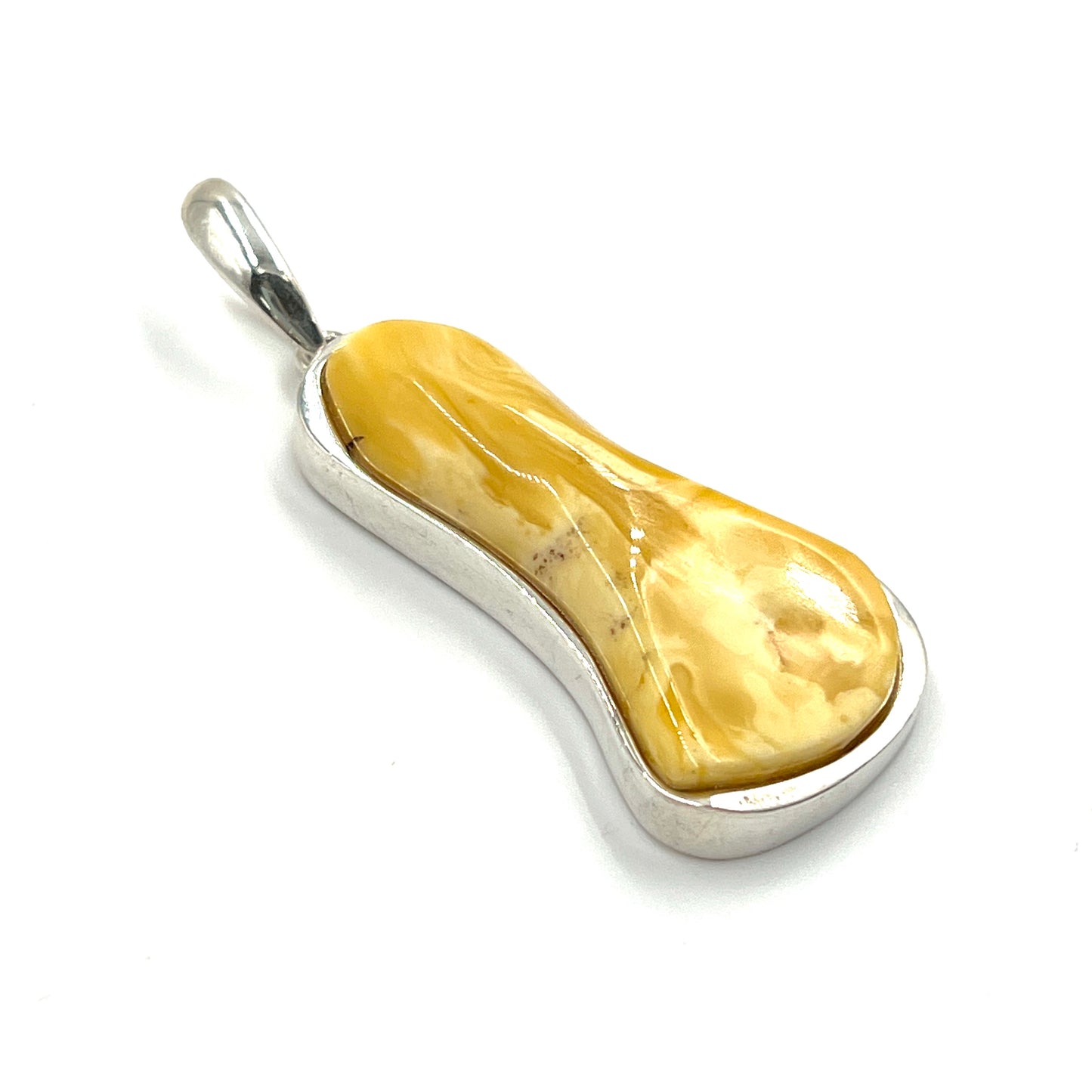 Butterscotch Amber Freeform Pendants