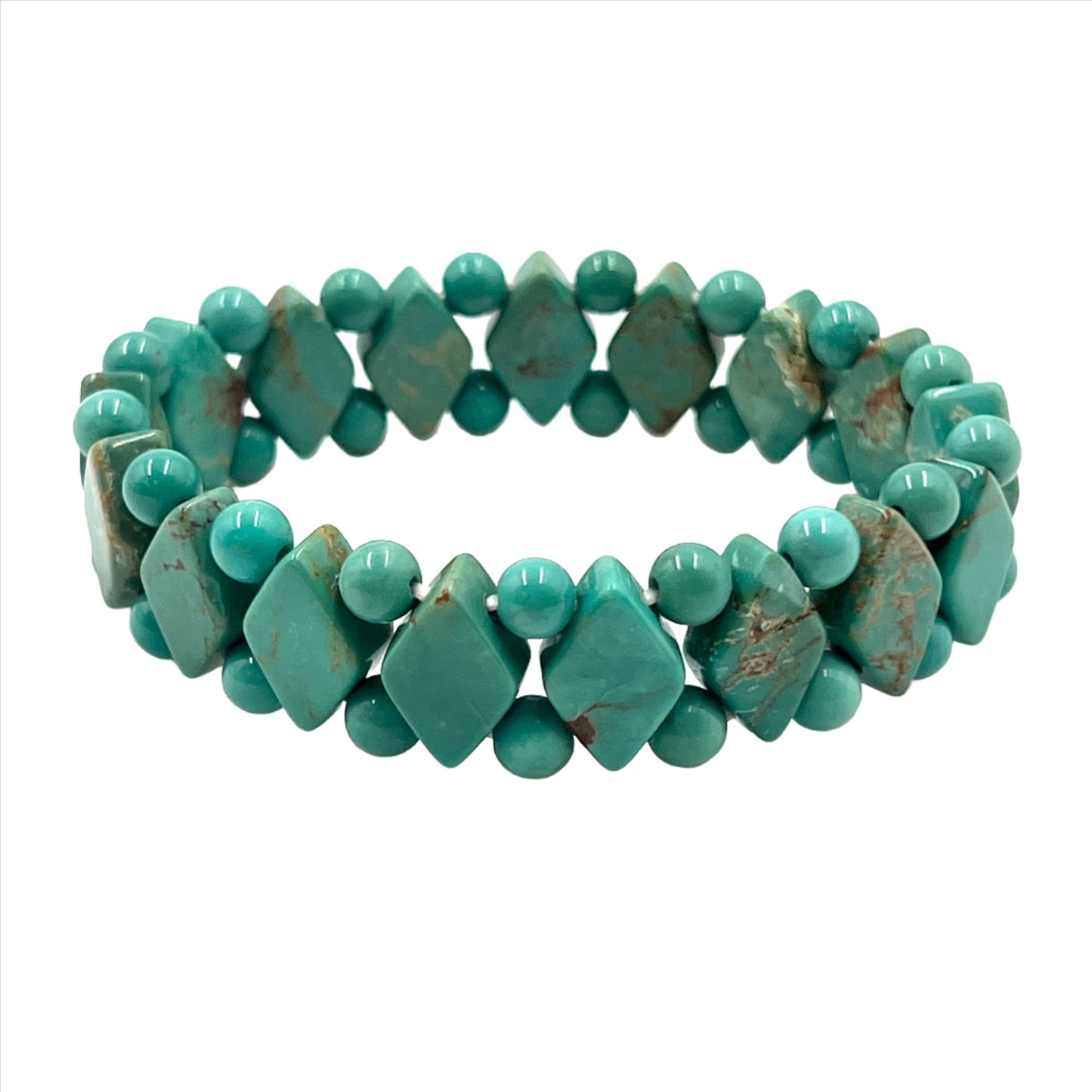 Geometric Turquoise Bracelets