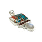 Spiny Oyster Shell Turquoise Pendants