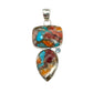 Spiny Oyster Shell Turquoise Pendants