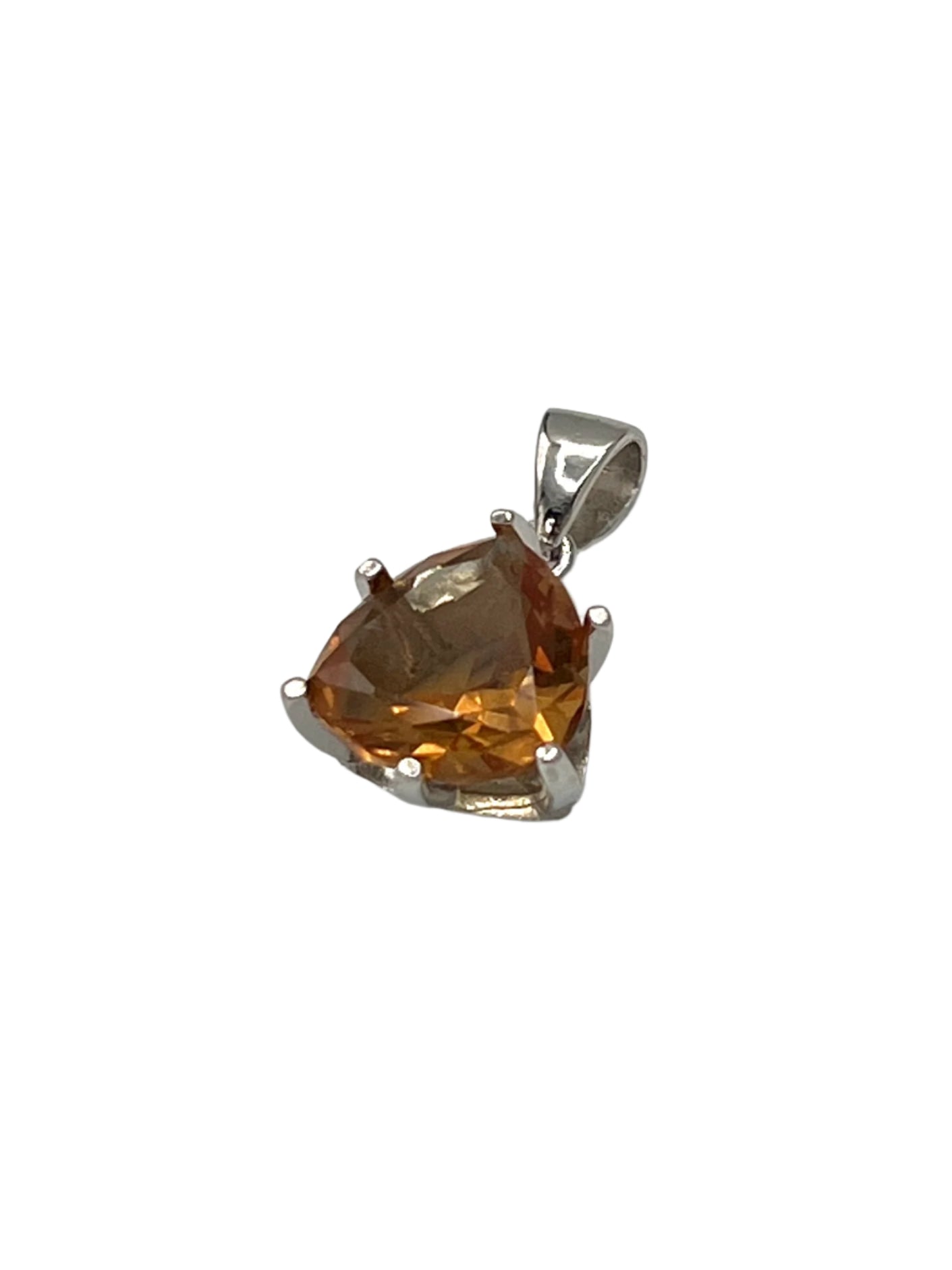 Silver Zultanite Trillion Pendant