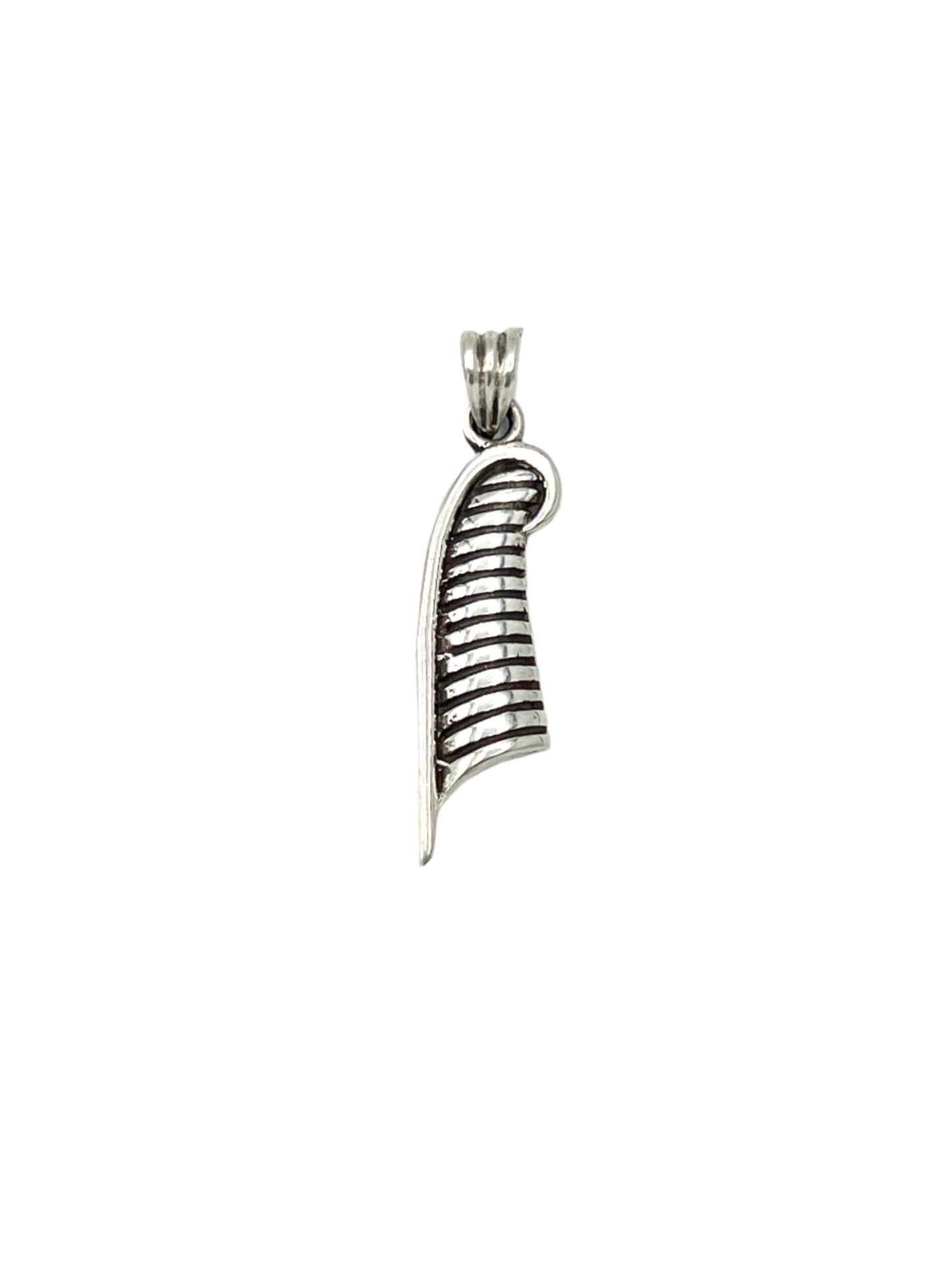 Silver Feather of Truth Pendant