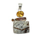 Silver Astrophyllite & Gemstone Pendants