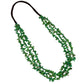 Hand Knotted Chip Green Turquoise Necklace