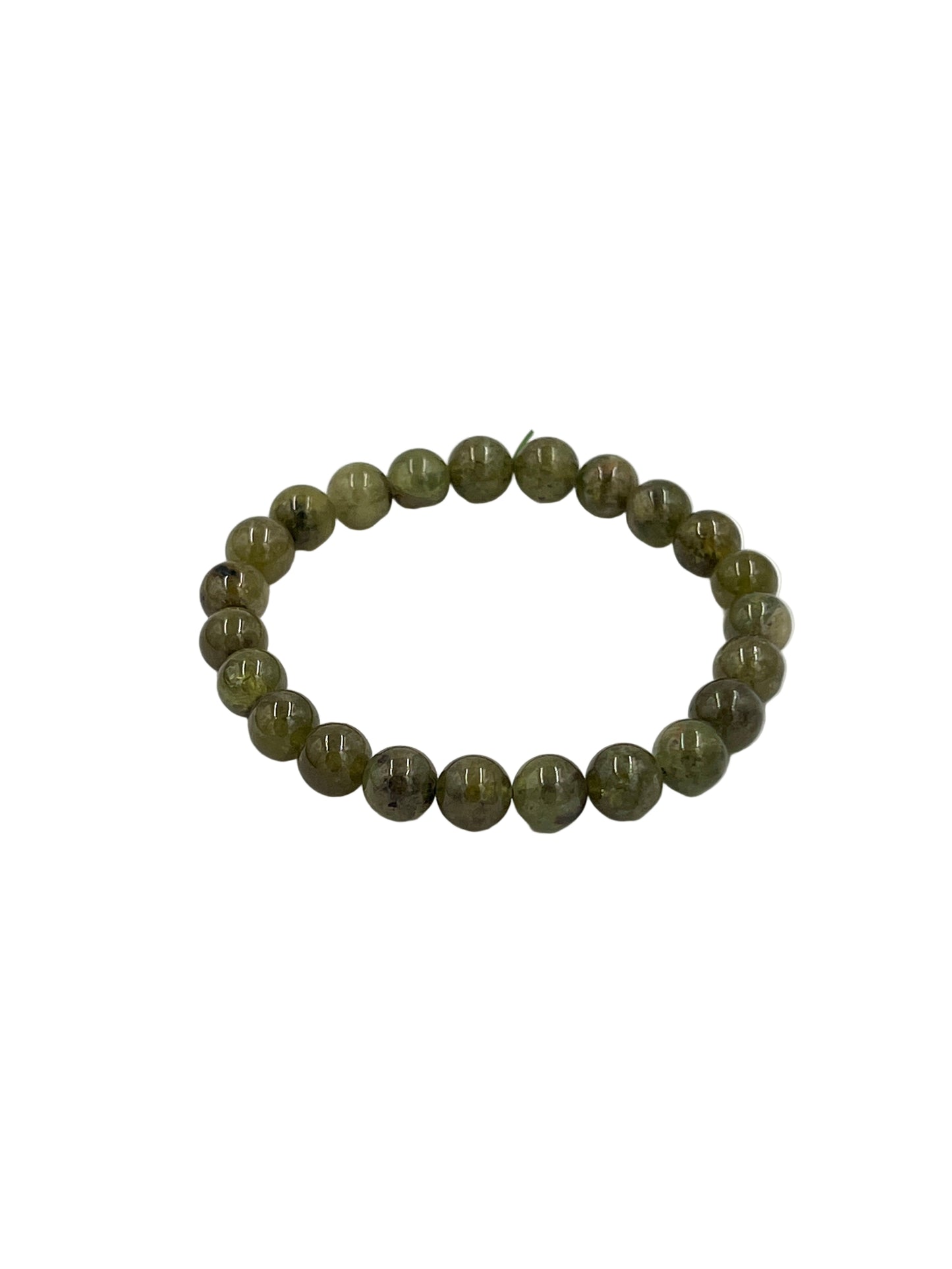 Green Garnet Beaded Bracelet