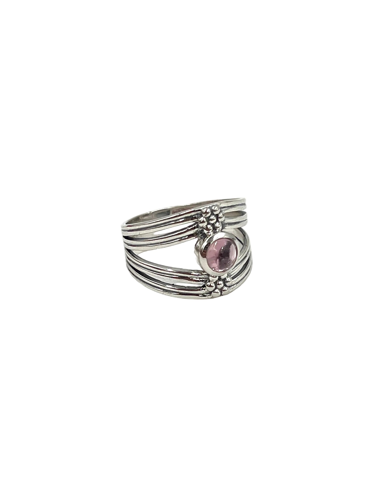 Pink Tourmaline Bindi Ring