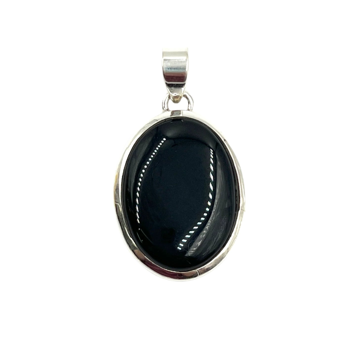 Sterling Silver Onyx Pendants