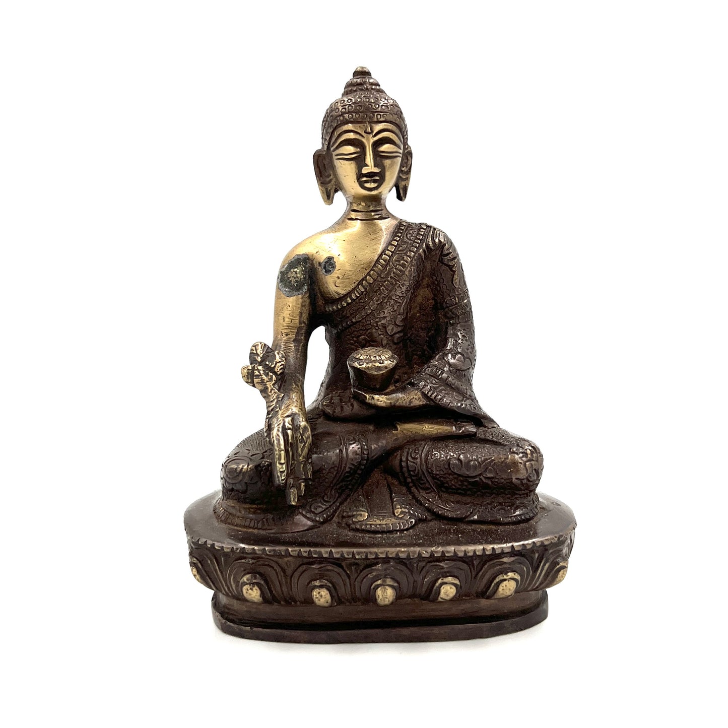 Hand Finished Brass Medicine Buddha Statues