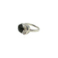 Crescent Moon Labradorite Ring
