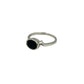 Faceted Oval Gemstone Ring