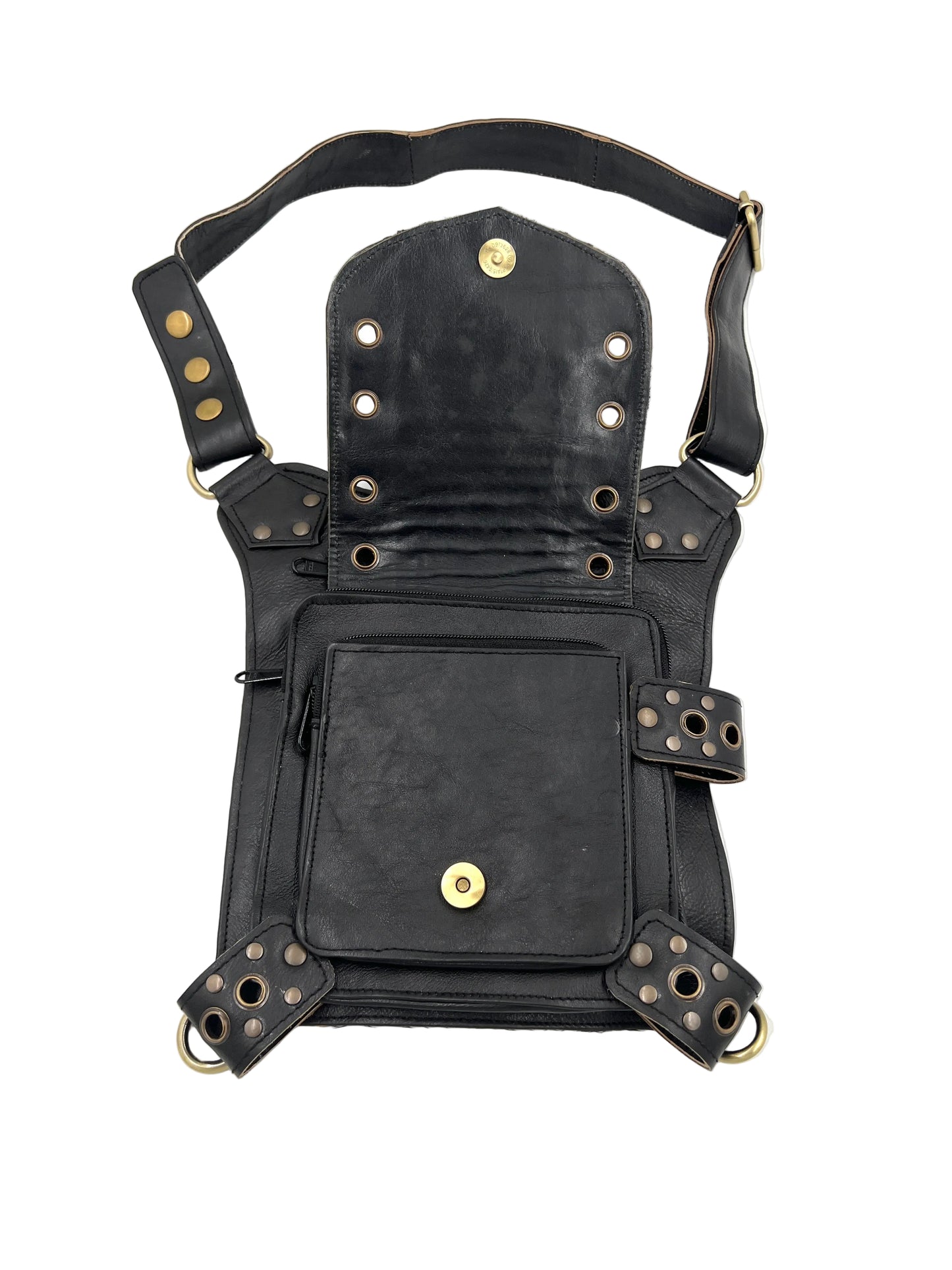 Festival Leather Waist/Thigh Holster Bag