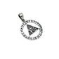 Silver Eye of Horus Pyramid Pendant