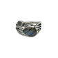 Sterling Silver Teardrop Labradorite Ring