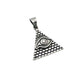 Silver Eye of Horus Pyramid Pendant