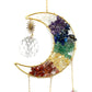 Crystal Crescent Moon Sun Catcher